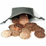 Copper Pirate Coins in Varying Quantities
