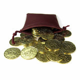 Gold Pirate Coins in Varying Quantities